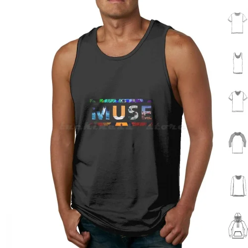 Blue Outdoors Muse Music Muse Nature Tree Tank Tops Print Cotton Muse Band Muse Muse Band Muse Altrenative Muse Muse Hard